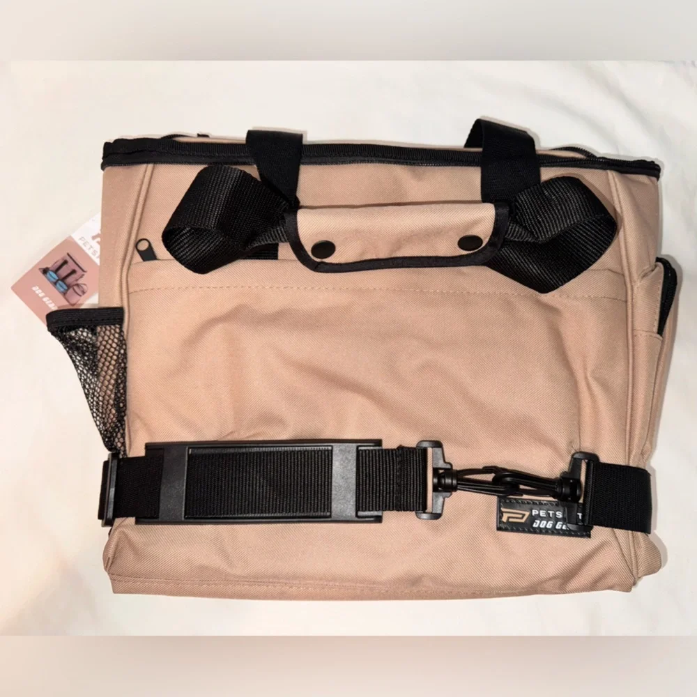 PETSFIT Pet Travel Pack for Dogs or Cats, in the colors, khaki, black and blue